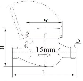 hot water meter price